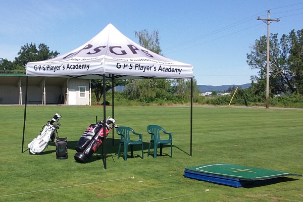 G P S golf tent